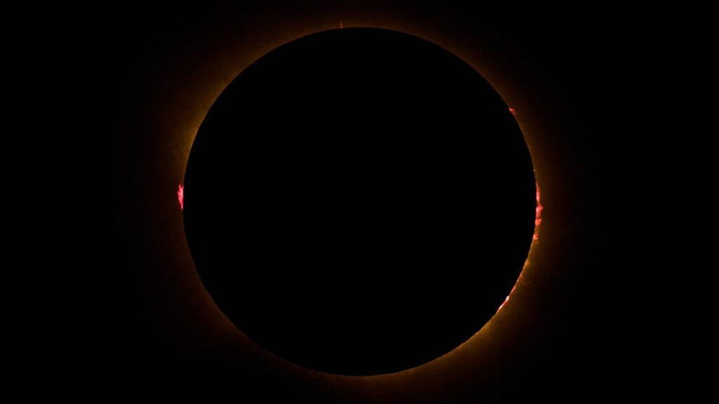 Video. Aerial footage captures total solar eclipse over Spain