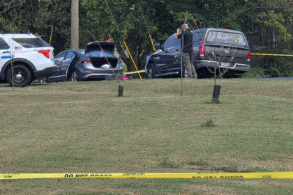 Police fatally shoot sword-wielding man after woman found trapped in car, officials say