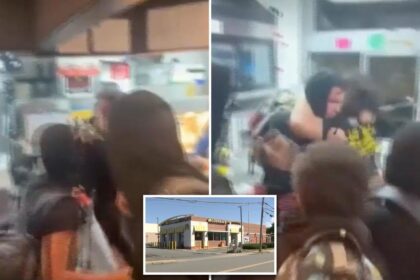 Masked Massachusetts mob attacks McDonald’s worker behind counter during teen takeover; 4 arrested
