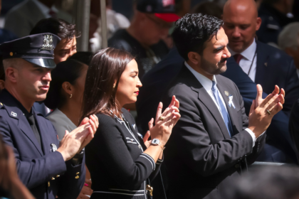 AOC, Mamdani interaction caught on cam at 9/11 memorial sparks online fury