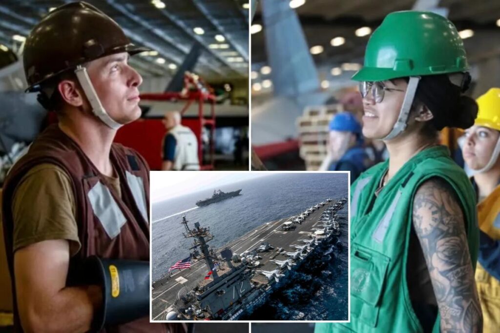 Navy couple busted in California drug ring on military’s flagship nuclear supercarrier after crew member overdoses