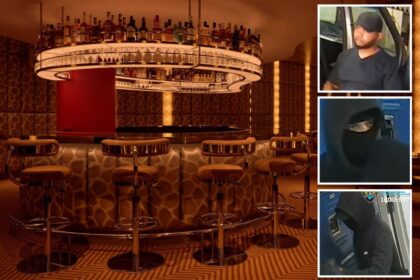 Trio of pistol-wielding crooks tie up workers at ritzy NYC cocktail bar, steal nearly $30K of booze, cash, and DJ equipment: cops