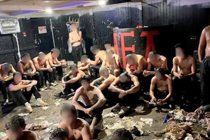 Dozens of pledges found covered in food in sweltering frat basement as police investigate alleged hazing