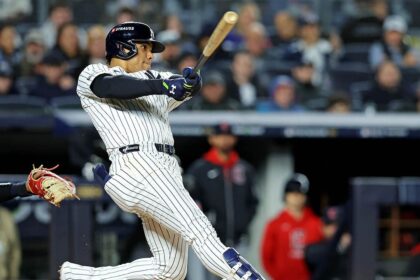 Yankees strike first with Game 1 win over Guardians in ALCS