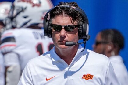 Oklahoma State’s Mike Gundy suffers bizarre injury after ‘run-in’ with his cattle