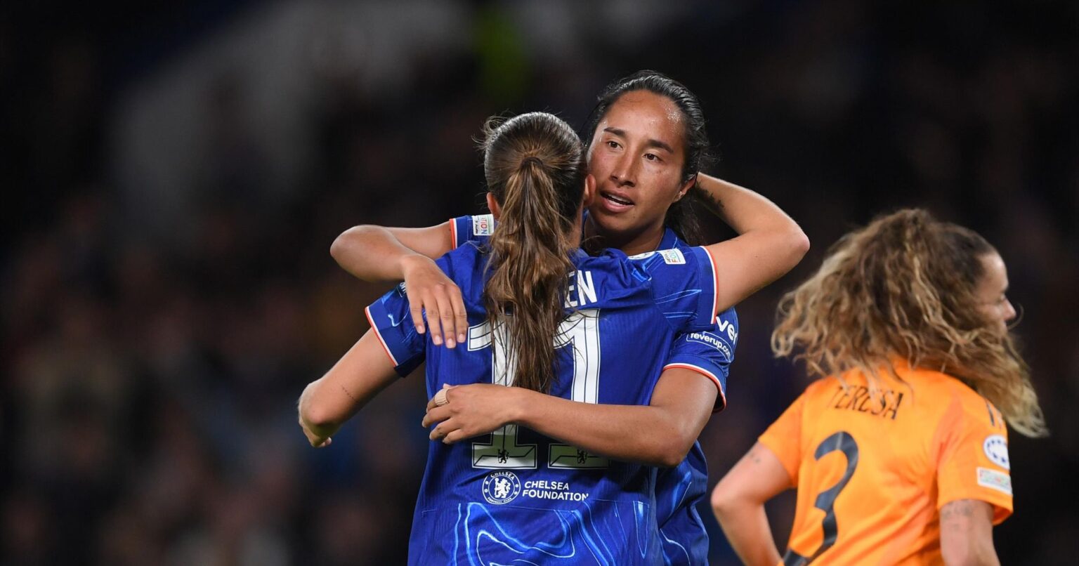 Chelsea 3-2 Real Madrid – Chelsea hold firm to beat Real Madrid in nervy five-goal battle in UWCL opener