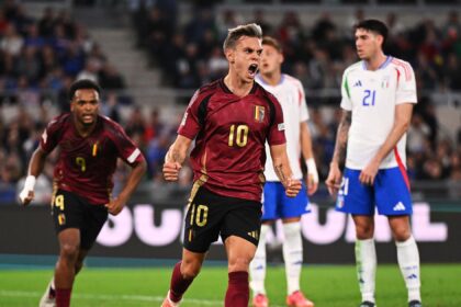 Italy 2-2 Belgium: Leandro Trossard rescues point for visitors after thrilling Nations League clash