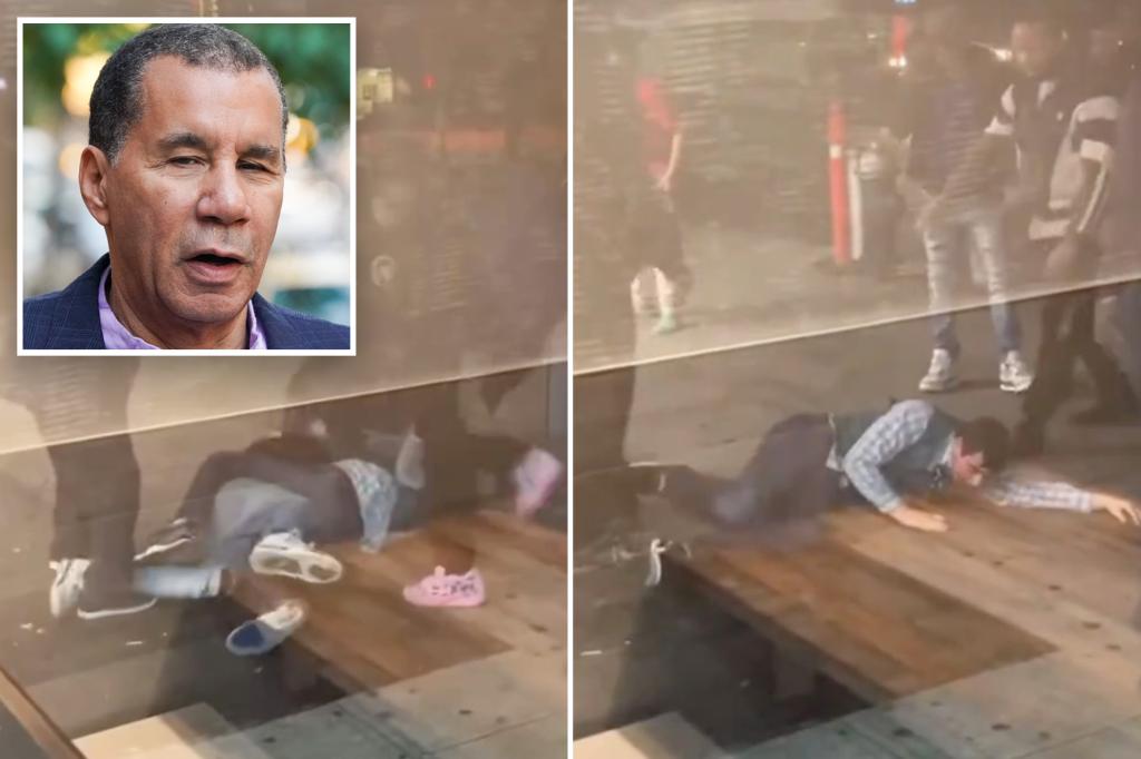 Shocking video captures moment ex-Gov. David Paterson, stepson are beaten on NYC street: ‘No one is safe’