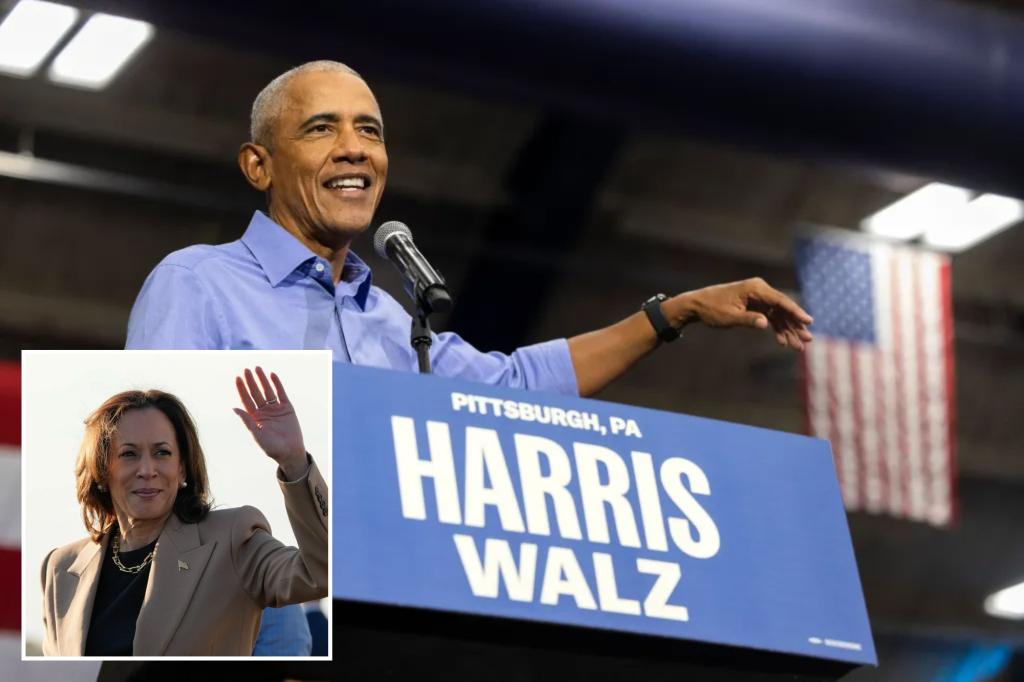 Obama admits Harris campaign doesn’t have ‘energy’ of his WH run – claims black men opposed to her ‘aren’t feeling the idea of having a woman as president’ 