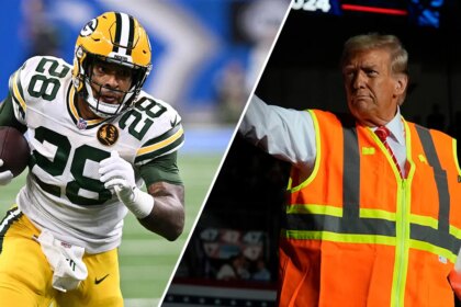 Packers star running back AJ Dillon gets special shoutout at Trump rally in key battleground state