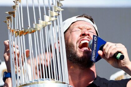 Clayton Kershaw, who couldn’t celebrate 2020 World Series, riles up Dodgers fans with epic speech