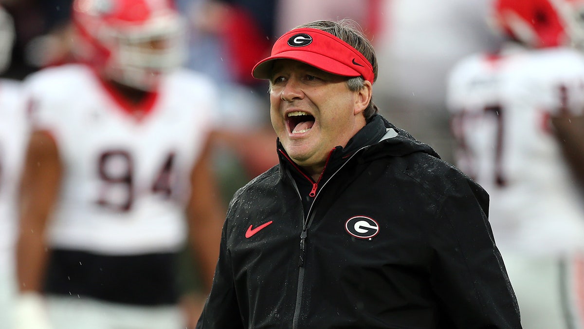 Kirby Smart yells