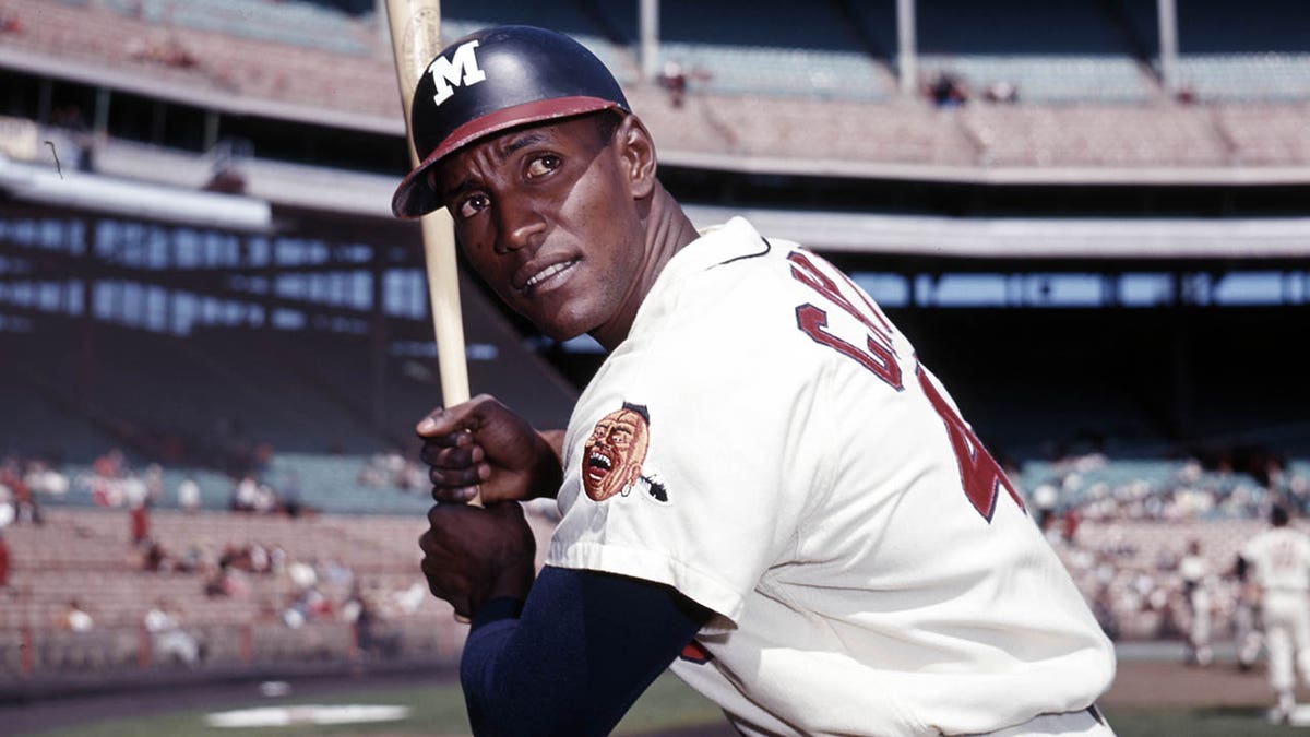 Rico Carty with the Milwaukee Braves