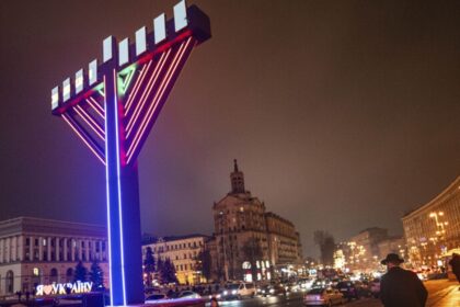 European capitals celebrate Hanukkah, the Jewish festival of lights