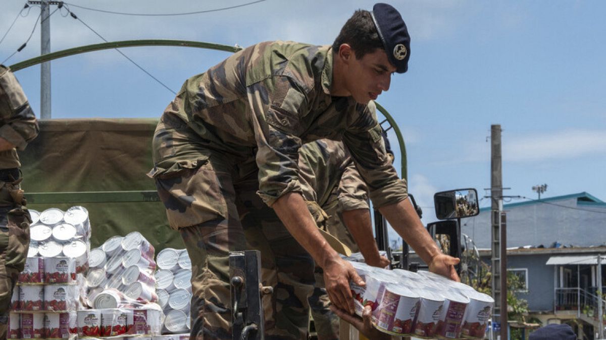 French troops deliver aid to Mayotte ahead of President Macron’s visit