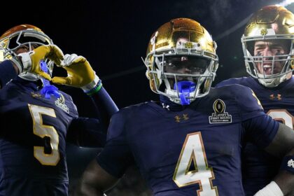 Notre Dame routs Indiana in College Football Playoff to set up Sugar Bowl date with Georgia