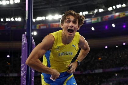 Paris 2024: Watch unbelievable moment Armand Duplantis breaks world record to celebrate gold – Athletics video