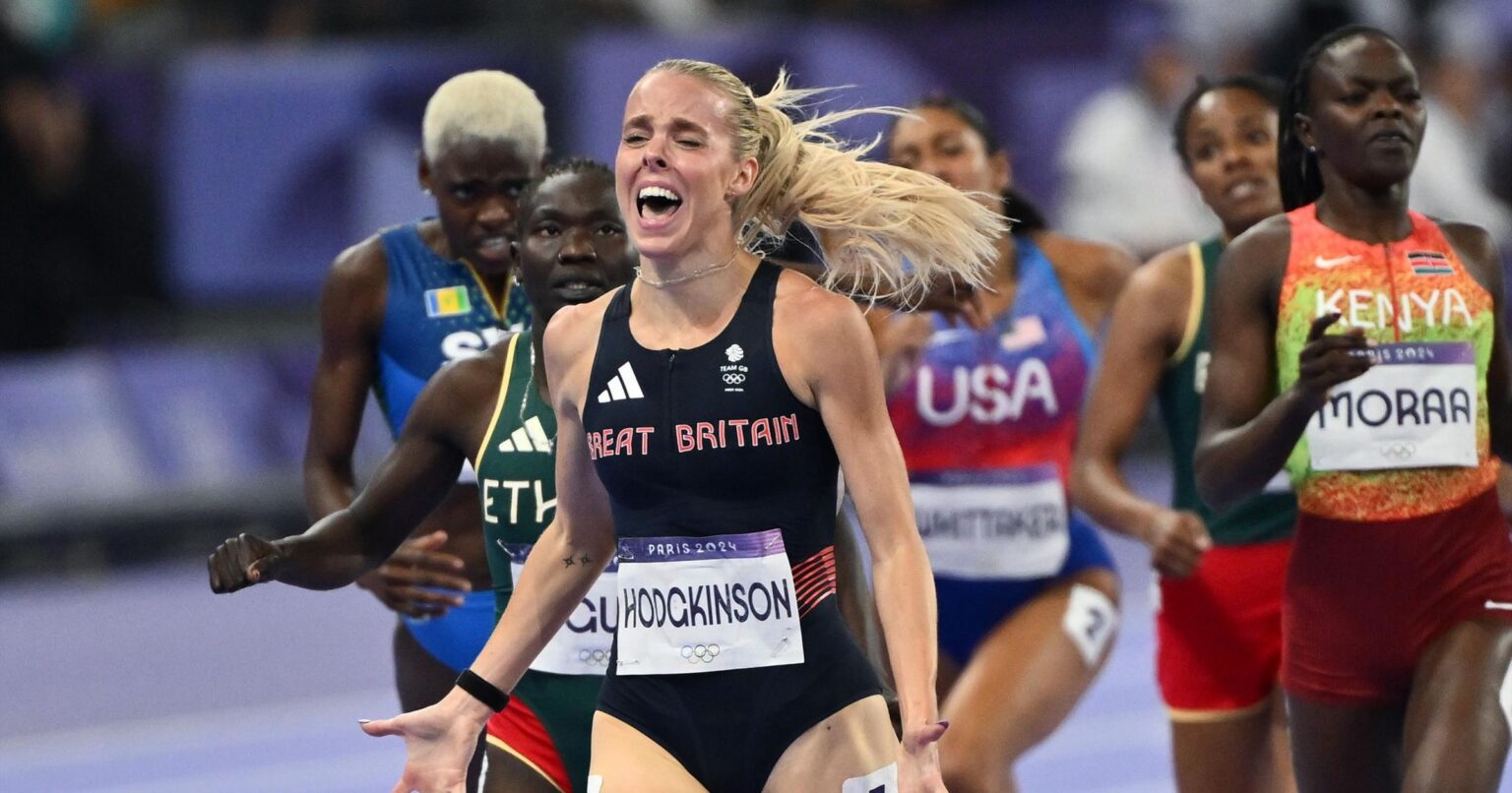 Paris 2024: Watch thrilling finish as Keely Hodgkinson grabs gold for Team GB in 800m – Athletics video