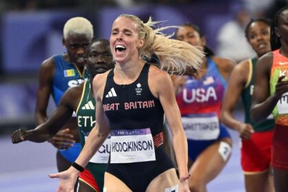 Paris 2024: Watch thrilling finish as Keely Hodgkinson grabs gold for Team GB in 800m – Athletics video