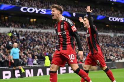 Tottenham 1-1 Fulham: Tom Cairney scores off bench, then sent off as 10-man visitors earn point