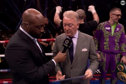 Frank Warren remains coy on Tyson Fury future after defeat to Oleksandr Usyk – ‘He will make up his mind’ – Boxing video