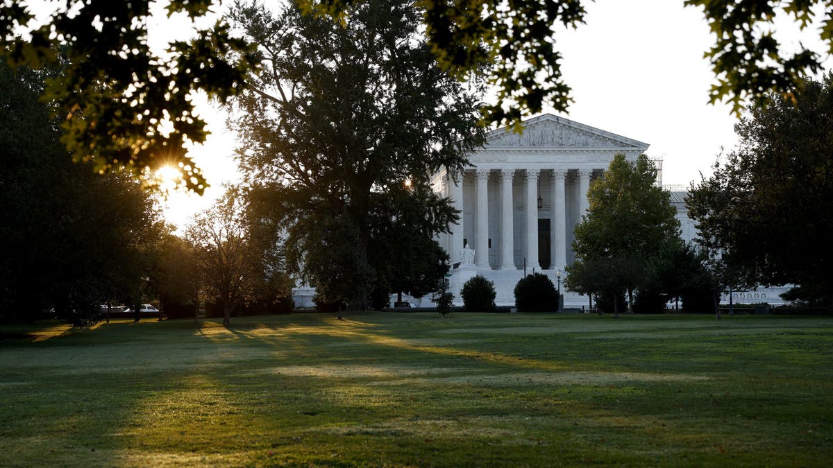 A view of the U.S. Supreme Court Building. (Photo by Anna Moneymaker/Getty Images)