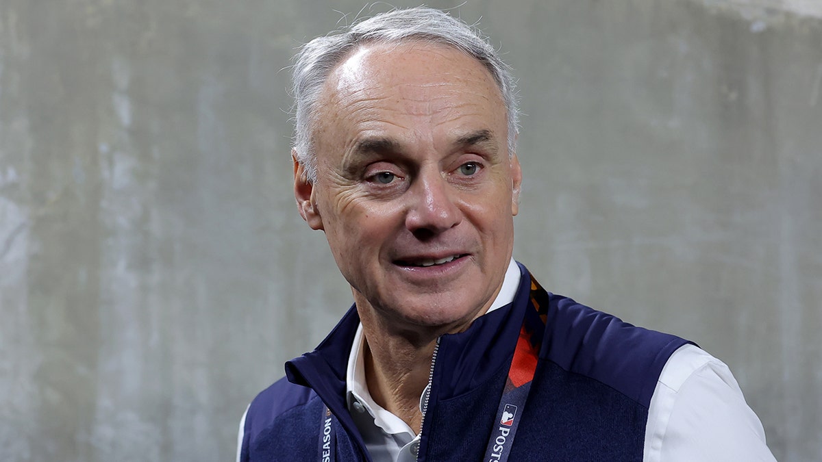 Rob Manfred at the World Series