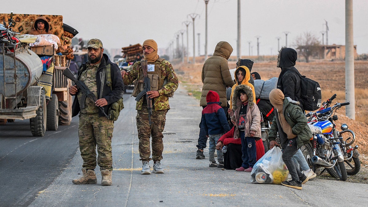 Syrian Kurds flee