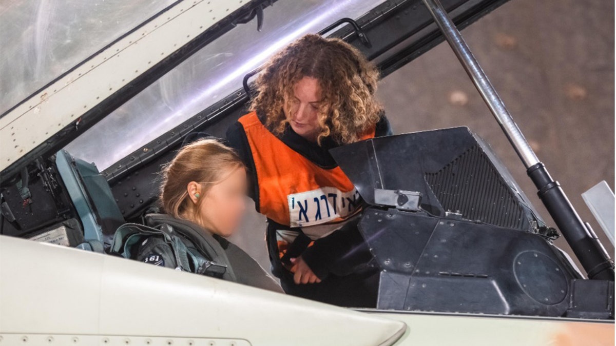 An Israeli Air Force pilot doing her last checks before departing to take part in strikes on Houthi terror targets in Yemen.