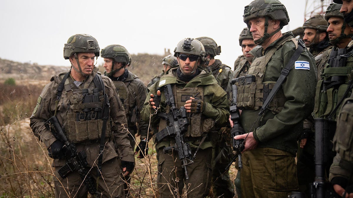 Halevi and Israeli officers in Lebanon