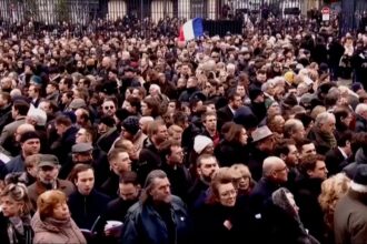 More than 1,000 attend Jean-Marie Le Pen’s memorial service in Paris