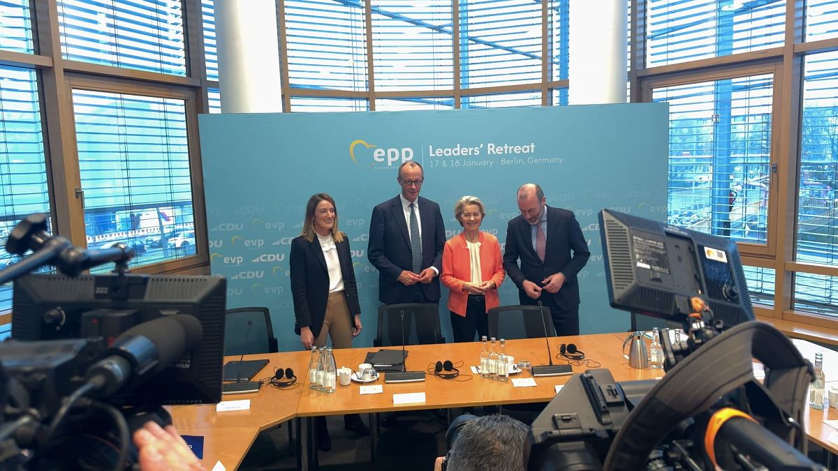 Ursula von der Leyen attends EPP leaders summit in Berlin