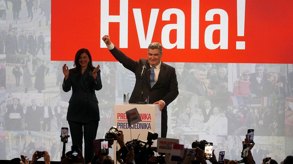 Croatia’s President Zoran Milanović re-elected by a landslide