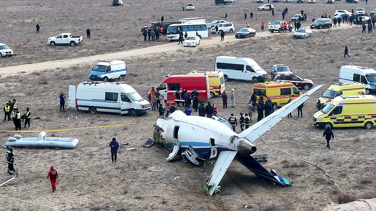 Teams in Brazil work on black boxes from crashed Azerbaijani plane