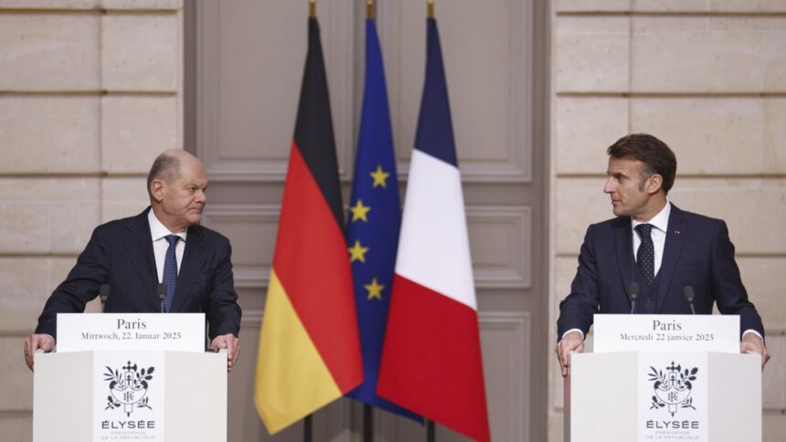 Macron and Scholz call for a united Europe amid Trump’s tariff threats