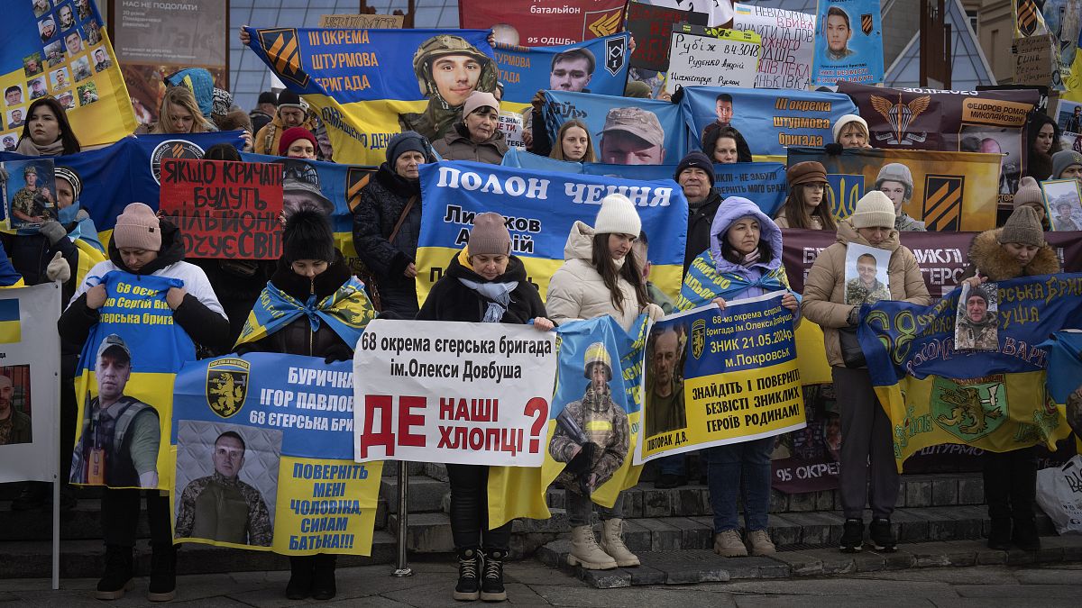 Kyiv protesters demand information about location of loved ones