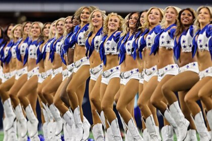 Cowboys cheerleader drilled in head by kickoff mishap in final game of season