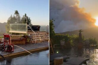 LA family used ‘budget friendly’ system pumping water from pool to help save their home from wildfires