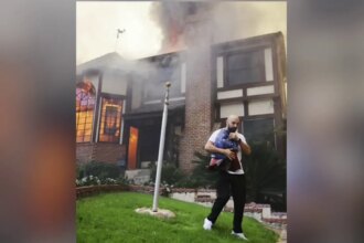 Russian man saves American flag outside burning California home: ‘A symbol to me and my family’