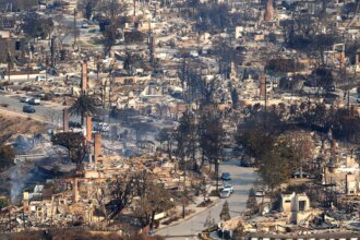 California officials reopen certain Palisades Fire zones, cops to use planes to monitor looting