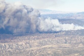 Fast-moving Hughes Fire breaks out in Los Angeles County as California officials order evacuations