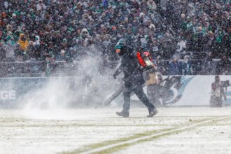 Eagles sell dirty snow from playoff game vs. Rams to fans for , and it sells out in hours