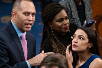 AOC, Jeffries remain silent on Democrat backlash after saying anti-trans athlete bill empowers child predators