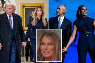 Melania Trump takes vicious jab at Obamas, claiming they ‘withheld’ information during transition in Donald’s first presidency