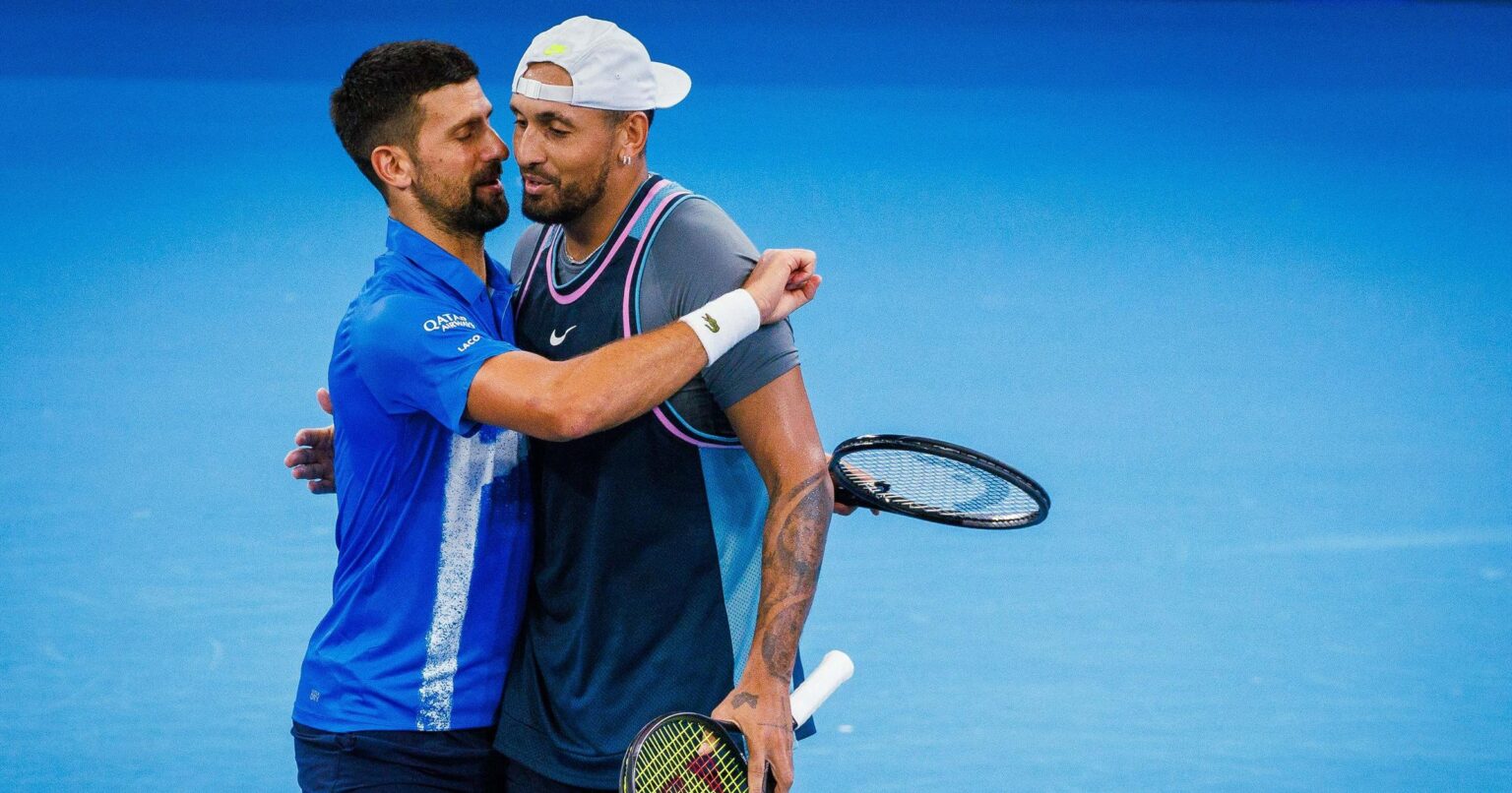 ATP Brisbane highlights: Novak Djokovic and Nick Kyrgios knocked out in entertaining doubles clash – Tennis video