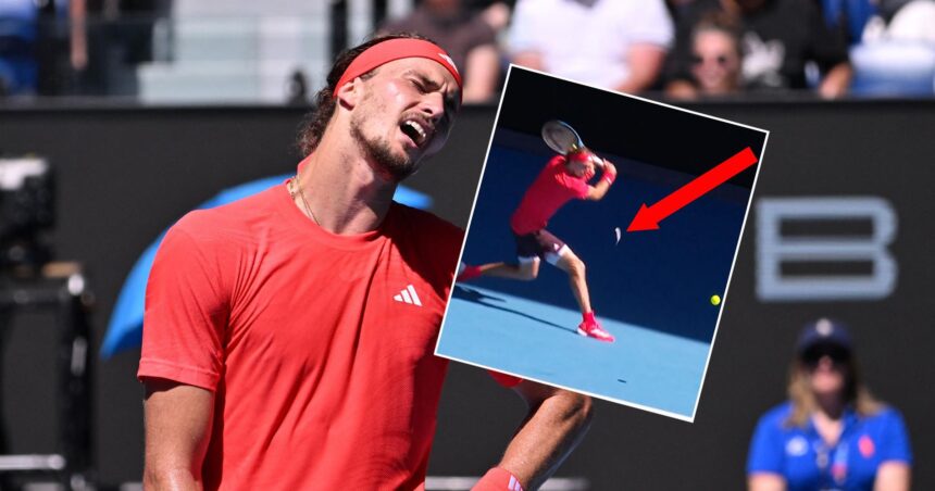 Crazy moment a FEATHER stops play as Alexander Zverev asks umpire ‘are you insane?’ in strange drama at Australian Open