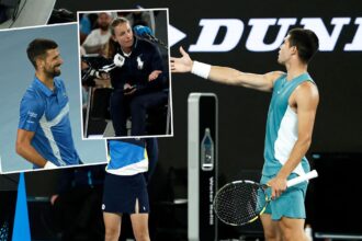 ‘Not happy’ Carlos Alcaraz tells umpire ‘you were five seconds late’ after unusual tech issue in Australian Open classic