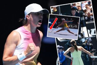 Ball-bounce controversy as Iga Swiatek wins key point in Australian Open quarter-final – ‘Was that up? Don’t understand’