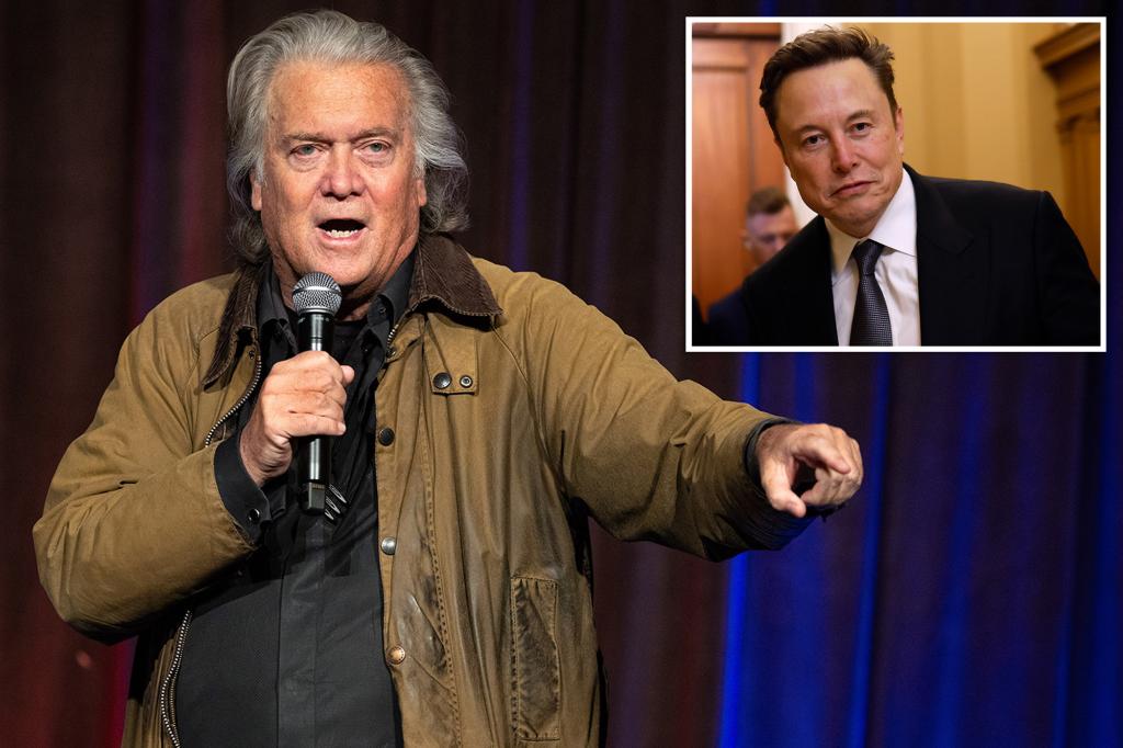 Steve Bannon goes berserk on Elon Musk, vows to drive him away from White House: ‘He is a truly evil guy’