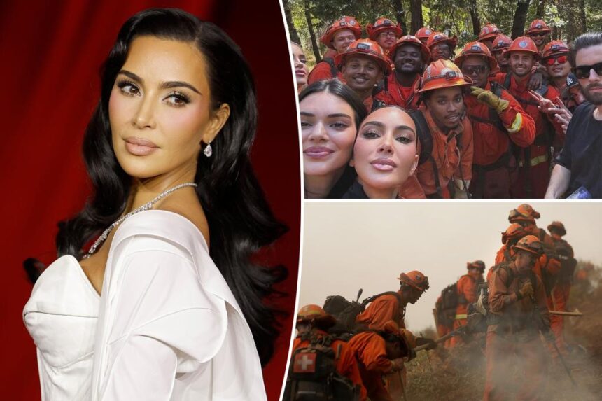 Kim Kardashian demands higher pay for inmates battling LA fires: ‘I see them as heroes’